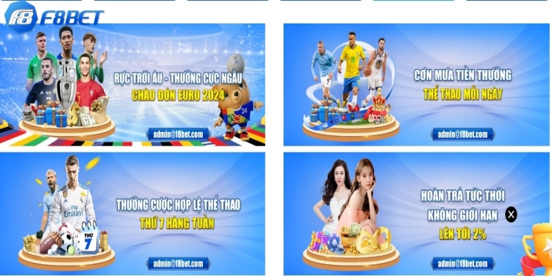 Khuyến mãi hấp dẫn dành cho cược thủ khi tham gia thể thao F8Bet
