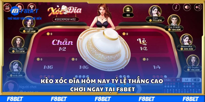 Kèo Xóc Đĩa Hôm Nay Tỷ Lệ Thắng Cao, Chơi Ngay Tại F8BET